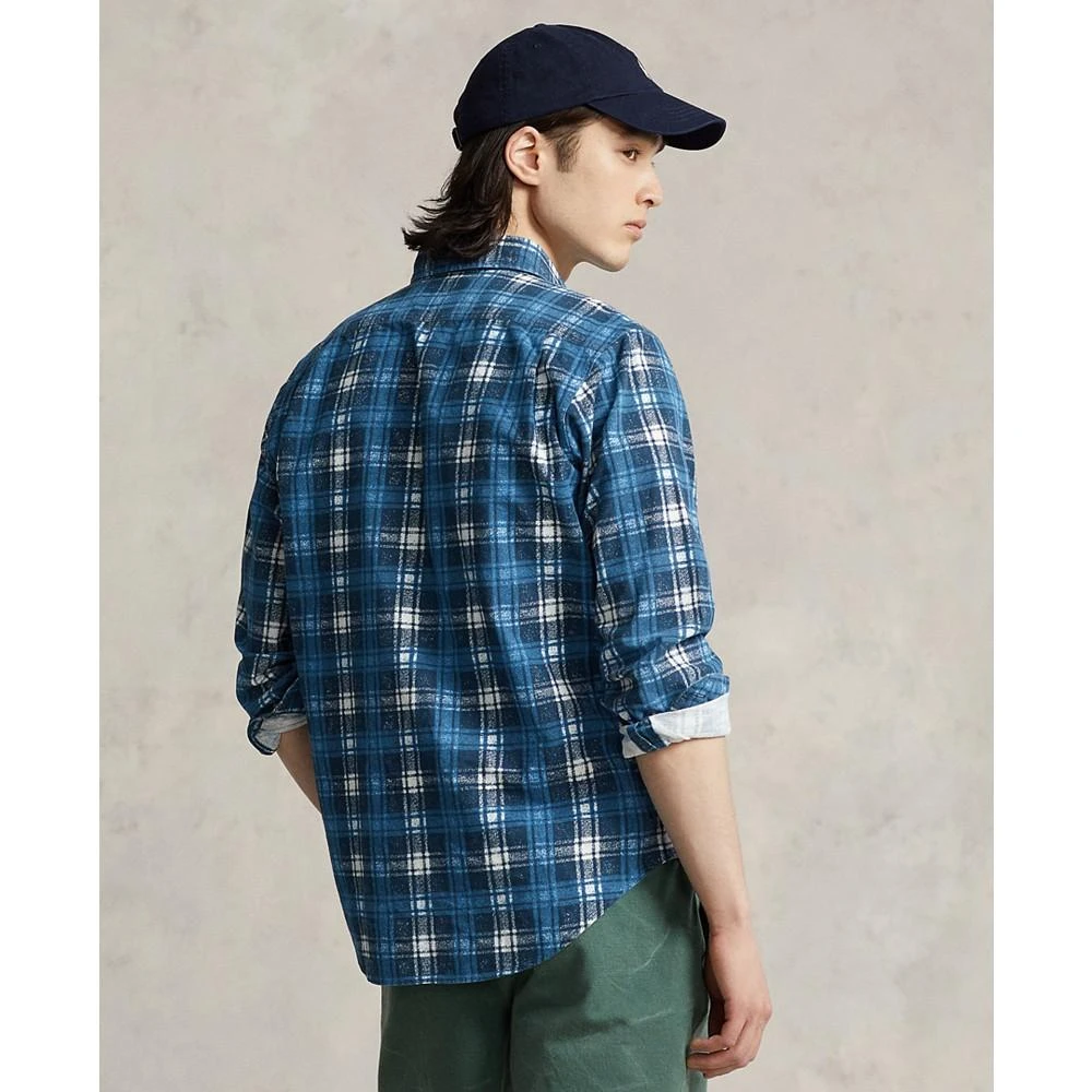 商品Ralph Lauren|Men's Cotton Classic-Fit Plaid-Print Flannel Shirt,价格¥778,第2张图片详细描述