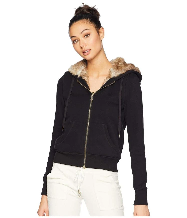 商品Juicy Couture|French Terry Reversible Faux Fur Robertson Jacket,价格¥383,第1张图片