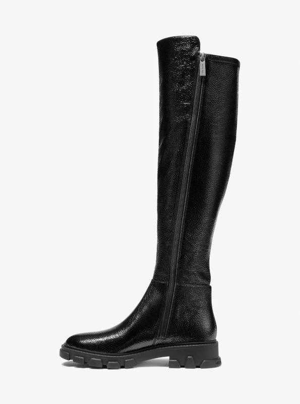 商品Michael Kors|Crackled Faux Patent Leather Boot,价格¥1290,第3张图片详细描述