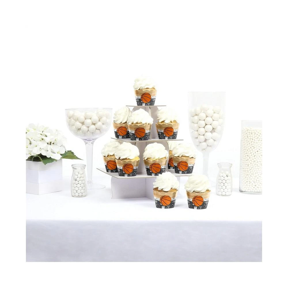 商品Big Dot of Happiness|Nothin' but Net - Basketball - Birthday Party Decor - Cupcake Wrappers - 12 Ct,价格¥82,第2张图片详细描述
