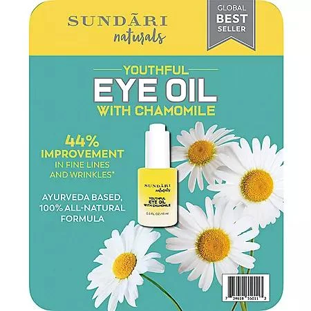 商品Sundari|SUNDARI Youthful Eye Oil with Chamomile (0.5 fl. oz.),价格¥178,第1张图片