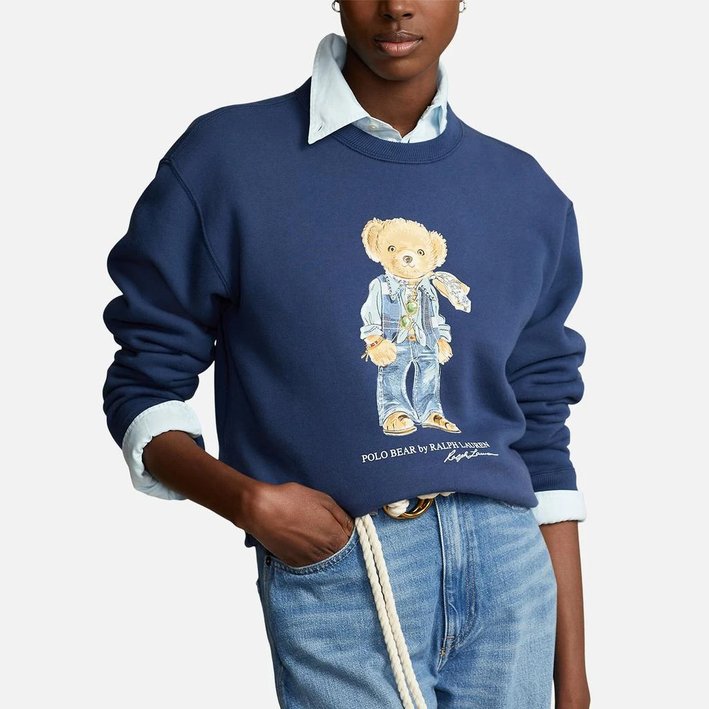商品Ralph Lauren|Polo Ralph Lauren Bear Printed Cotton-Blend Sweatshirt,价格¥2004,第1张图片