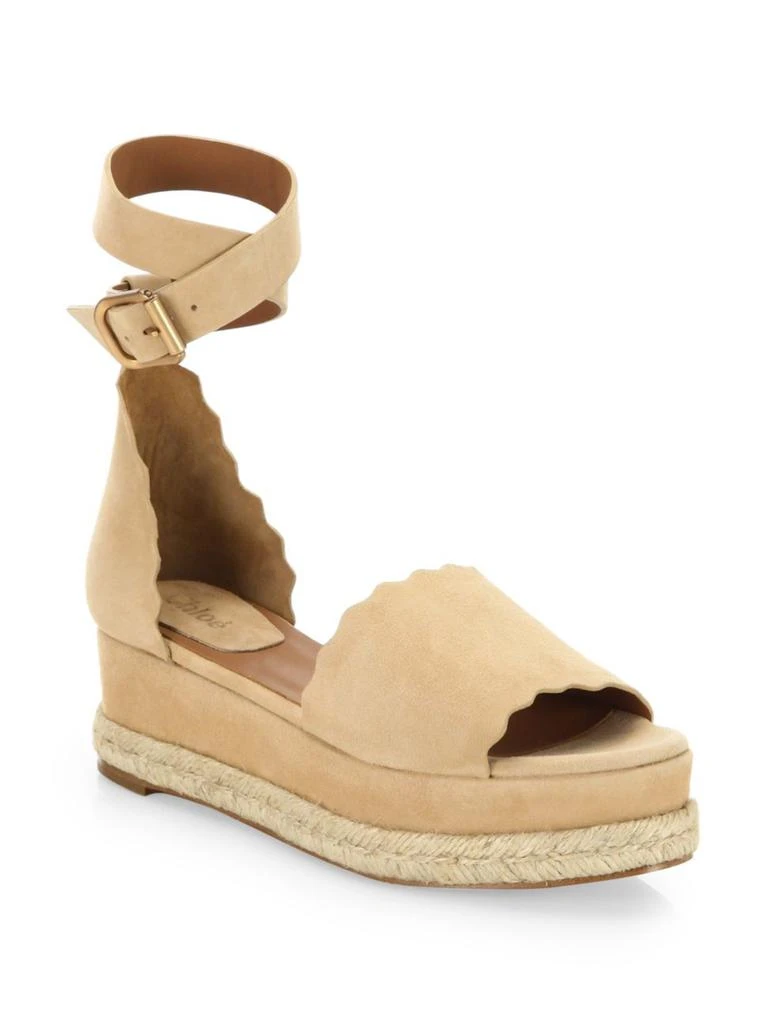 商品Chloé|Lauren Ankle Wrap Espadrilles,价格¥1792,第2张图片详细描述
