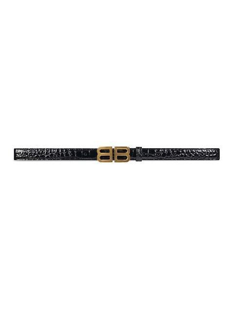 商品Balenciaga|Bb Hourglass Thin Belt,价格¥3143,第1张图片