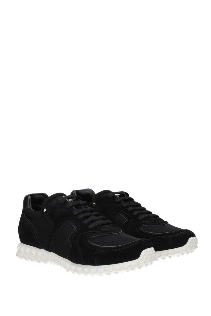 商品Valentino|Sneakers Suede Black,价格¥1739,第2张图片详细描述