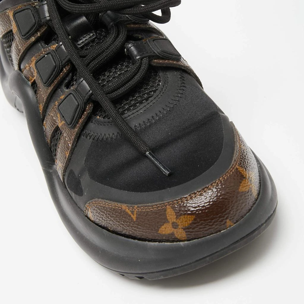 Louis Vuitton Brown/Black Leather And Monogram Canvas LV Archlight  Sneakers Size 37.5 商品
