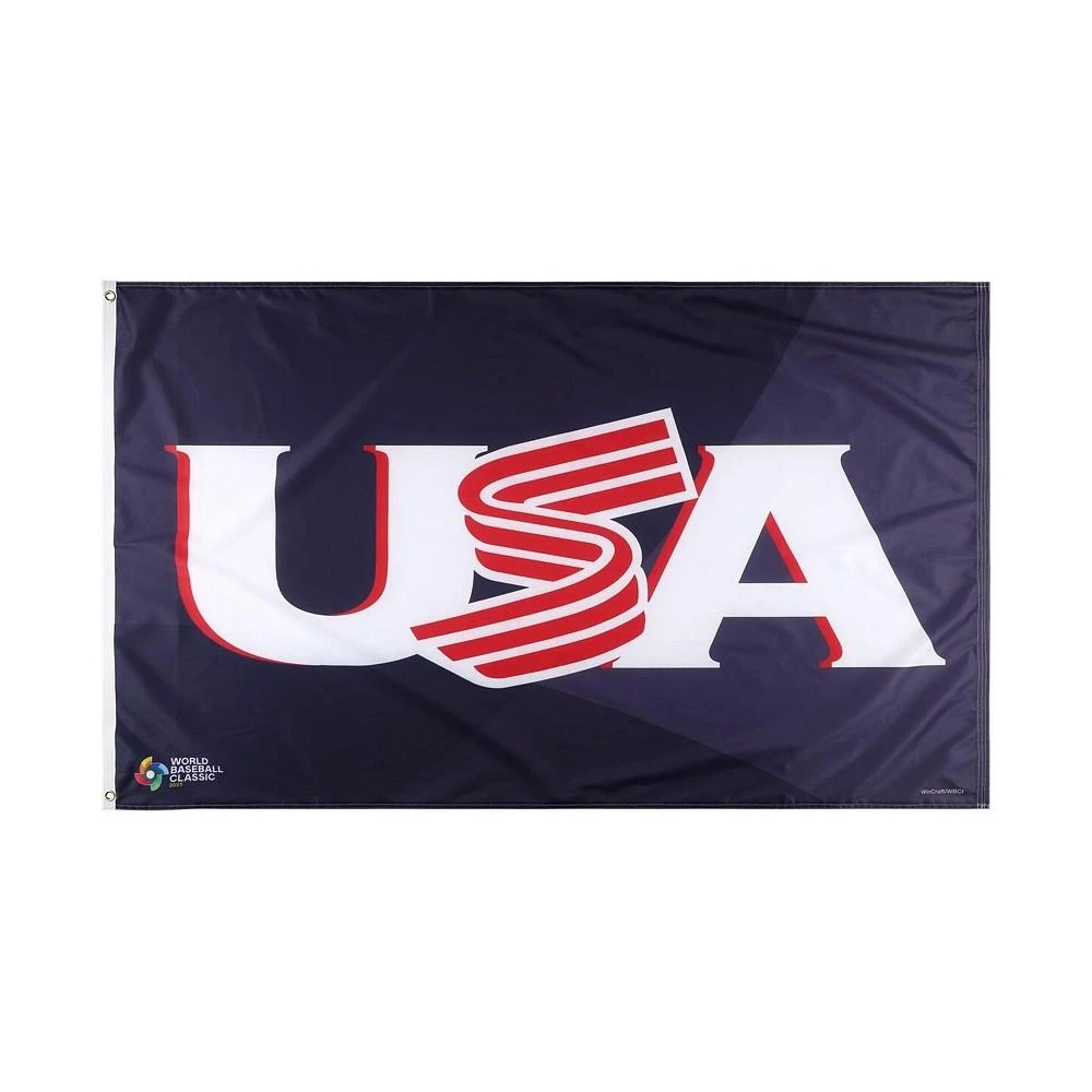 商品Wincraft|USA Baseball 3' x 5' Single-Sided 2023 World Baseball Classic Deluxe Flag,价格¥321,第1张图片