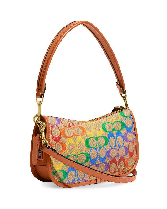 商品Coach|Swinger Small Rainbow Signature Shoulder Bag,价格¥1551,第3张图片详细描述