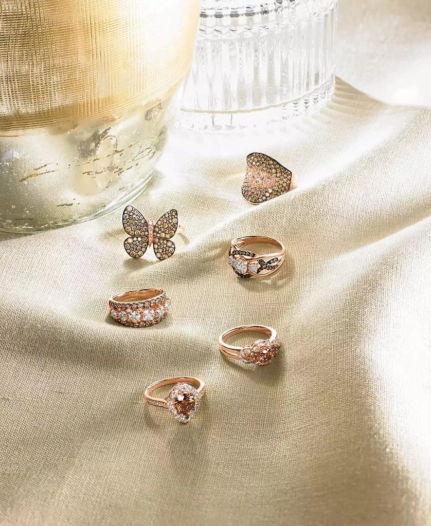 Chocolatier Diamond Ring (3/8 ct. t.w.) 	in 14k Rose Gold (Also Available in Two-Tone White & Yellow Gold or White Gold) 商品