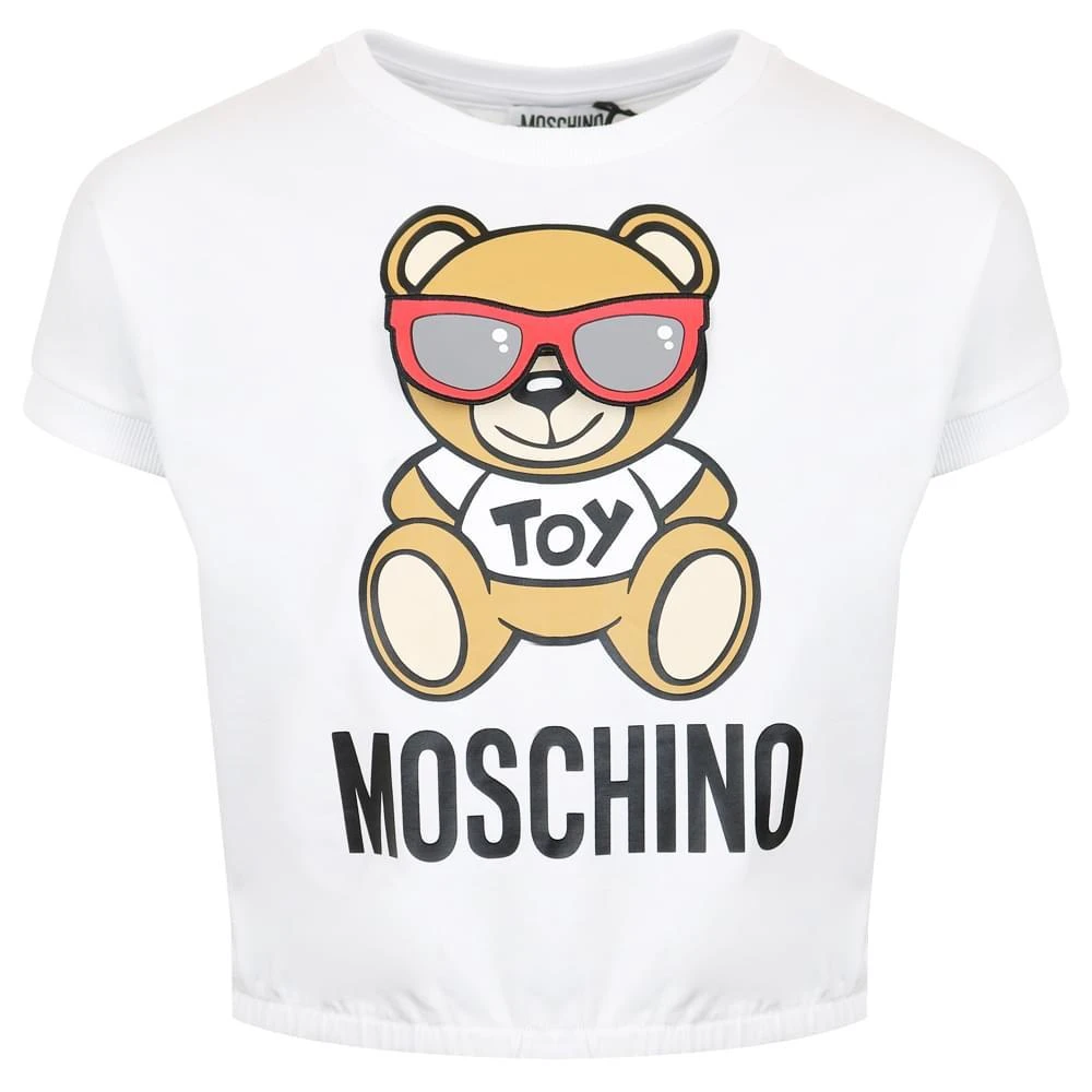 商品Moschino|White Sunglasses Teddy T Shirt,价格¥391,第1张图片