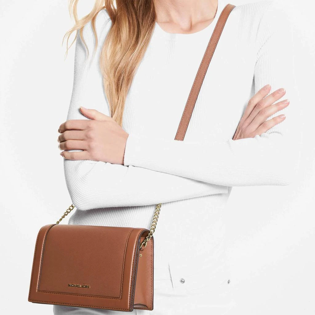 商品Michael Kors|MICHAEL Michael Kors Women's Jet Set Large Fullflip Chain Cross Body Bag - Luggage,价格¥1640,第2张图片详细描述