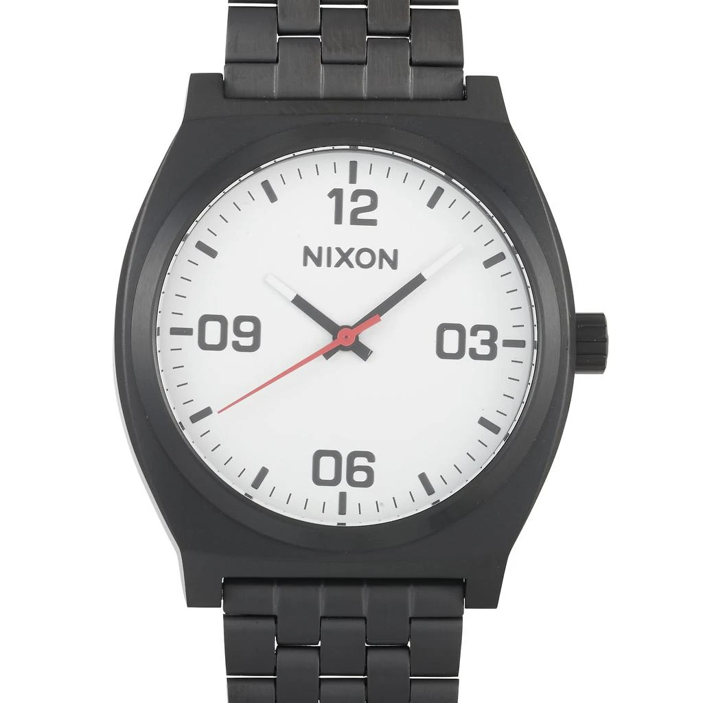 商品[二手商品] Nixon|Time Teller Corp Black / White 37 mm Watch A1247 005,价格¥547,第1张图片