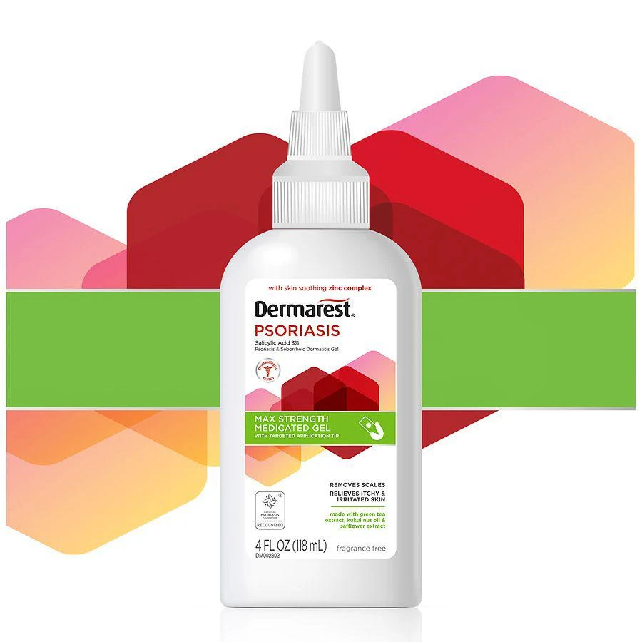 商品Dermarest|Psoriasis Max Strength Medicated Gel with Targeted Application Tip,价格¥67,第3张图片详细描述