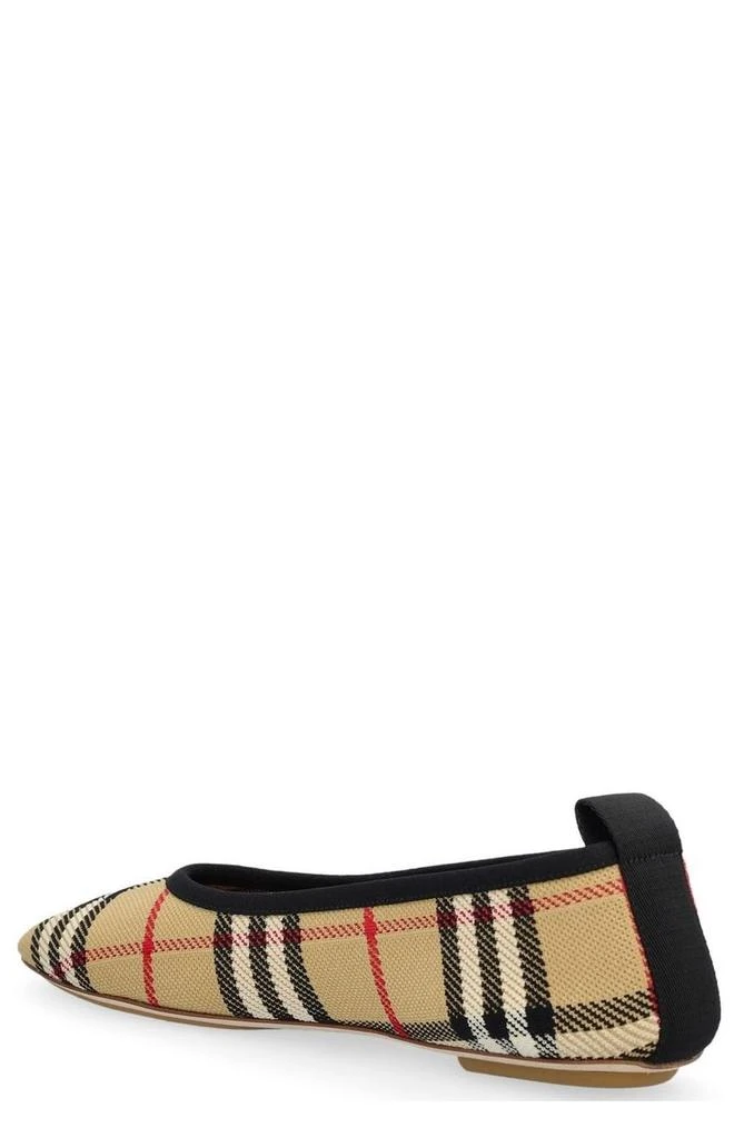 商品Burberry|Burberry Vintage Check Round-Toe Ballerina Flats,价格¥2999,第3张图片详细描述