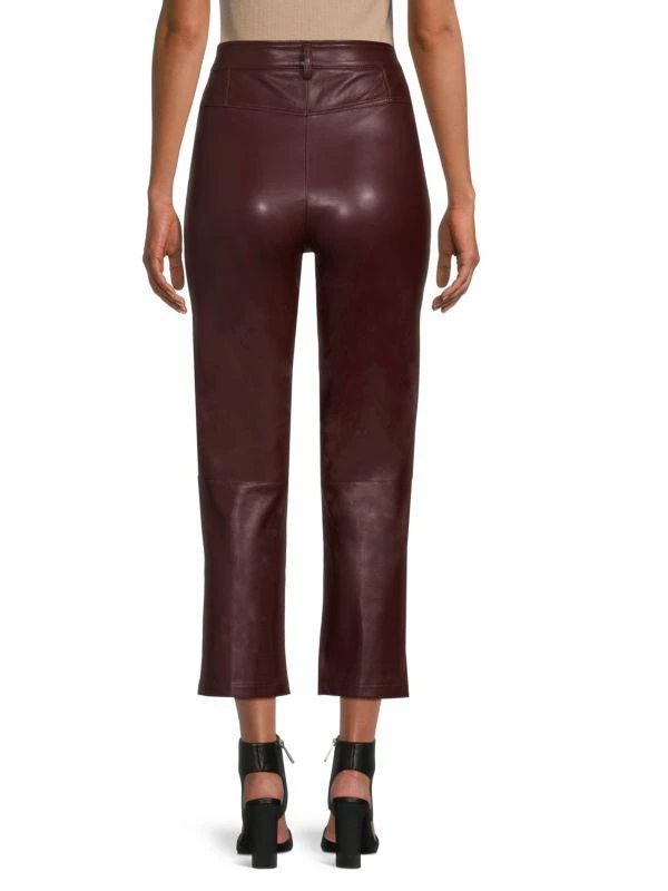 商品LBLC The Label|Jen Faux Leather Cropped Pants,价格¥276,第2张图片详细描述