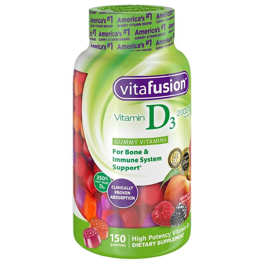 商品Vitafusion|Vitamin D3 Gummy Vitamins,价格¥119,第5张图片详细描述
