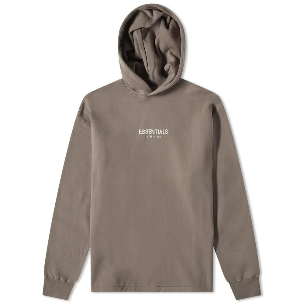 商品Essentials|Fear of God ESSENTIALS Logo Relaxed Hoody - Desert Taupe,价格¥553,第1张图片