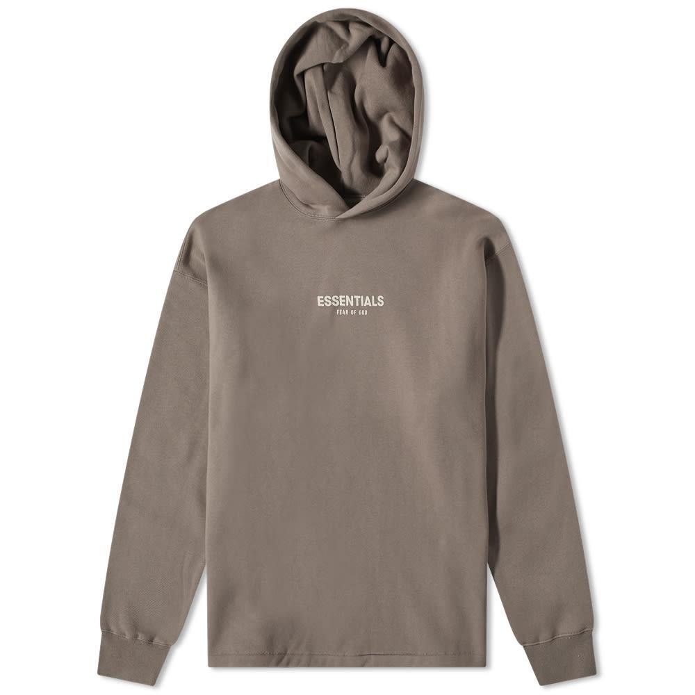 商品Essentials|Fear of God ESSENTIALS Logo Relaxed Hoody - Desert Taupe,价格¥638,第1张图片