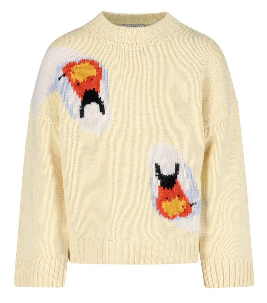 JW Anderson Graphic Intarsia Crewneck Jumper商品第1张图片规格展示