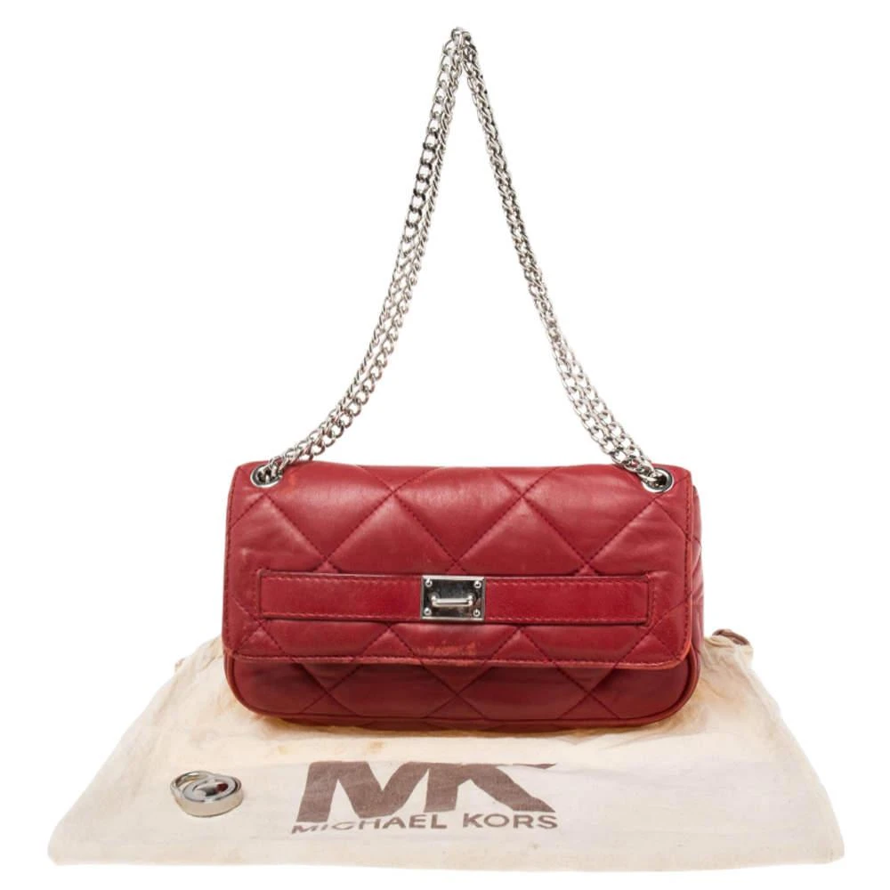 MICHAEL Michael Kors Red Quilted Leather Sloan Shoulder Bag 商品