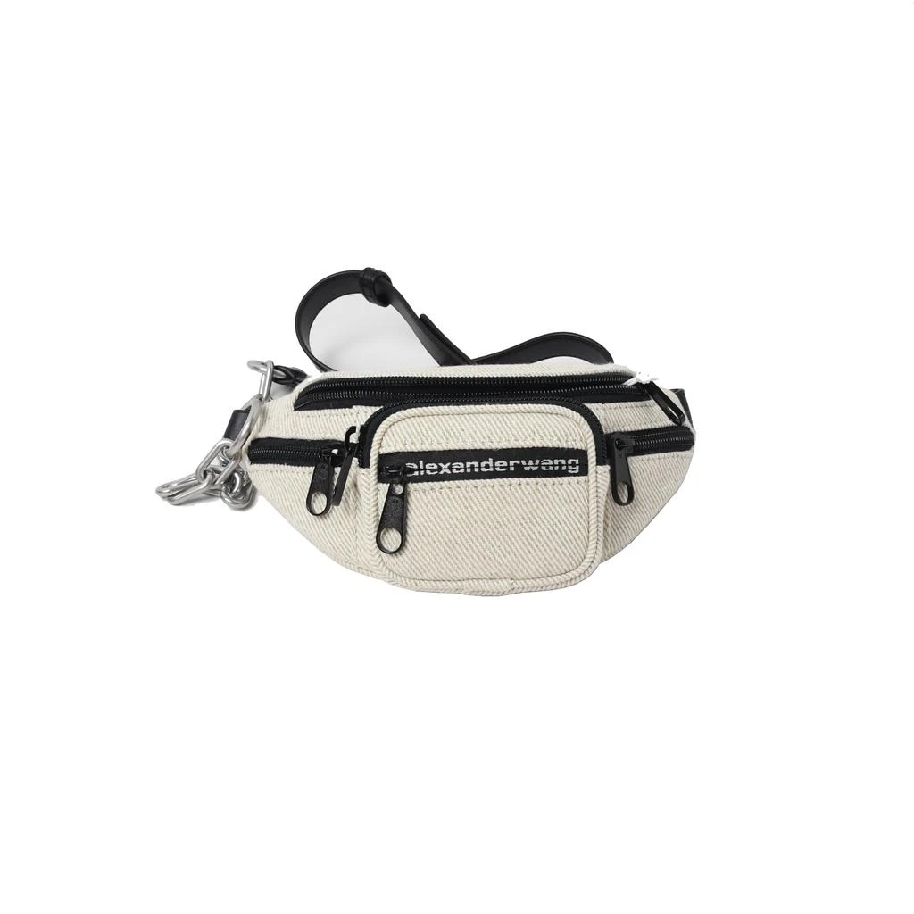 商品Alexander Wang|Alexander Wang Mini Canvas Belt Bag Offwhite,价格¥4387,第1张图片