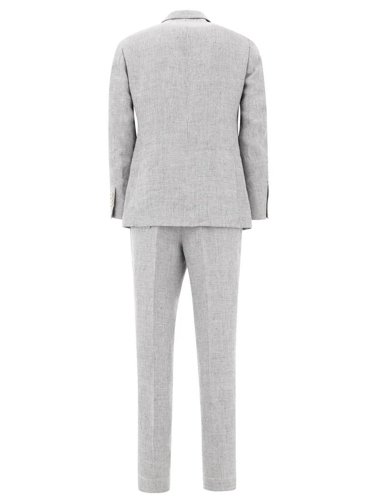 商品Brunello Cucinelli|Linen Suit Suits Grey,价格¥18970,第2张图片详细描述