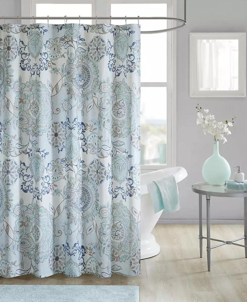 商品Madison Park|Isla Cotton Shower Curtain, 72" x  72",价格¥274,第1张图片