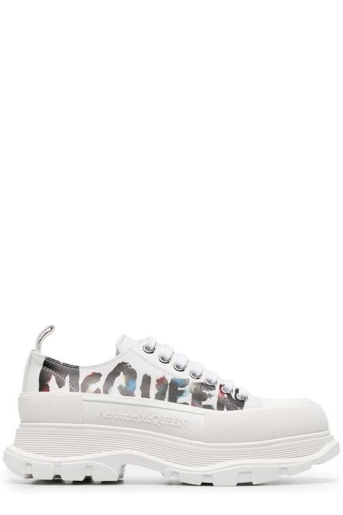 商品Alexander McQueen|Alexander McQueen Tread Slick Lace-Up Sneakers,价格¥3766,第1张图片