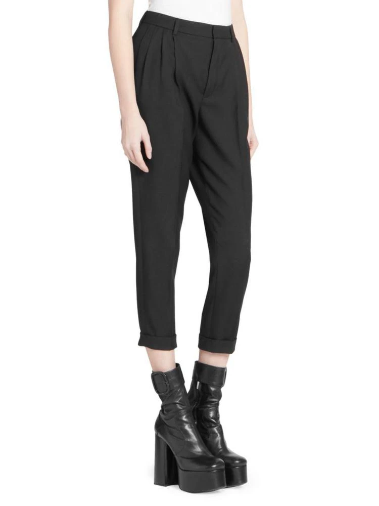 商品Yves Saint Laurent|Saint Laurent - Mid-Rise Pleat Front Pants,价格¥4265,第3张图片详细描述