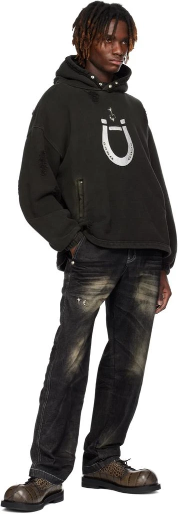 商品THUG CLUB|黑色 Dickies 联名 Hoof 连帽衫,价格¥1596,第4张图片详细描述
