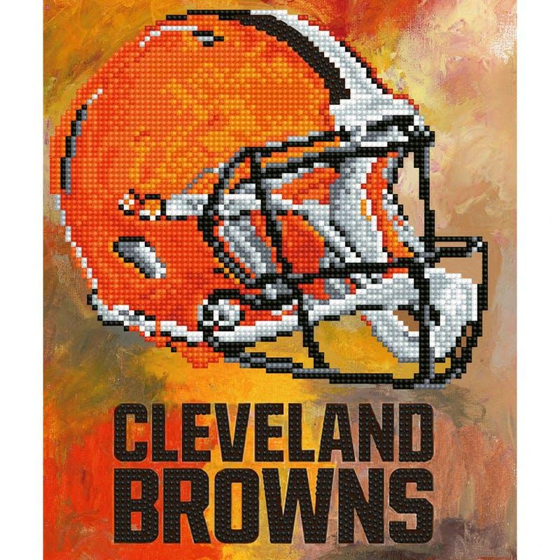 商品Sporticulture|NFL Cleveland Browns Diamond Art Craft Kit,价格¥303,第1张图片