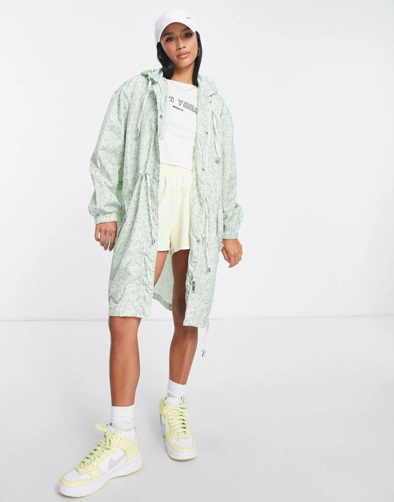 商品Brave Soul Petite|Brave Soul Petite julia rain mac in green,价格¥96,第4张图片详细描述