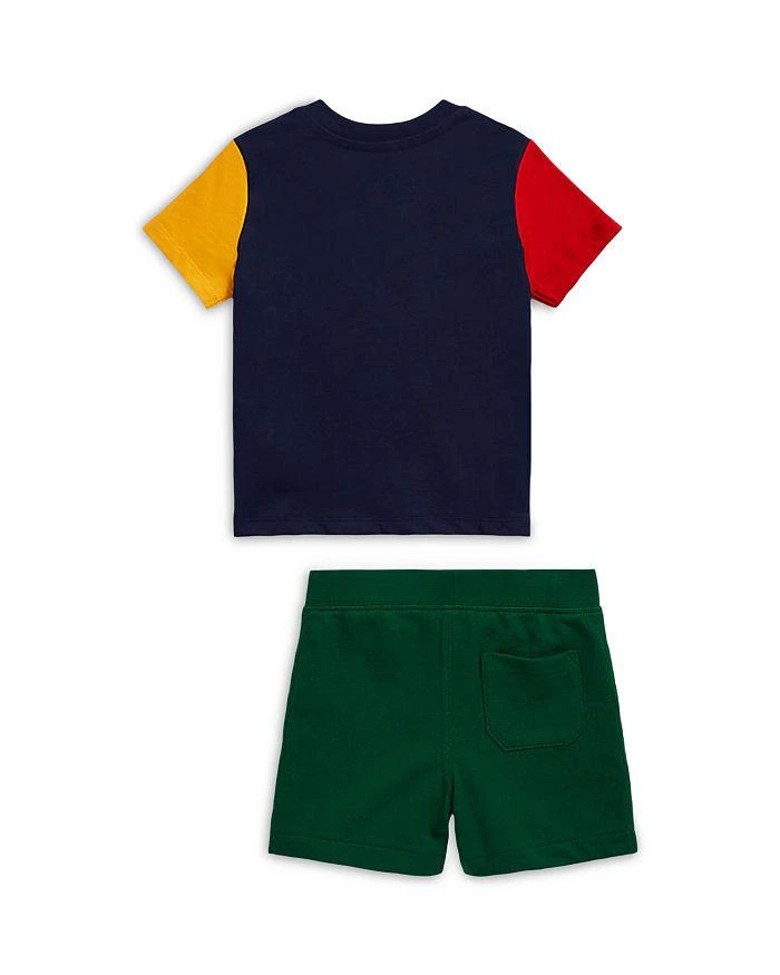 商品Ralph Lauren|Boys' Polo Bear Basketball Graphic Tee & Shorts Set - Baby,价格¥243,第2张图片详细描述