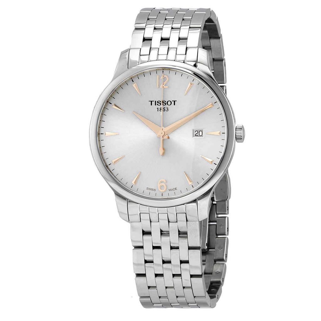 Tissot Tradition Quartz Silver Dial Mens Watch T063.610.11.037.01商品第1张图片规格展示