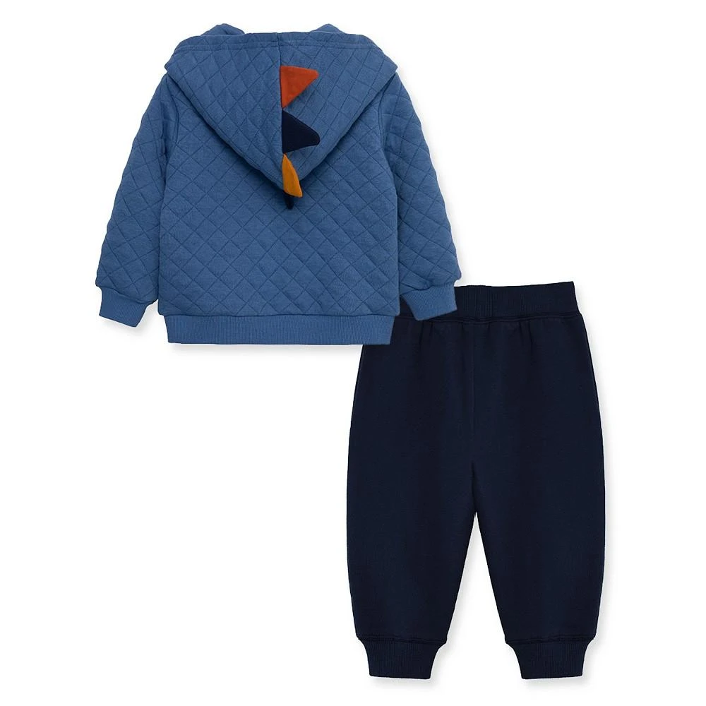 商品Little Me|Baby Boys Dino Hoodie and Pant, 2 Piece Set,价格¥222,第2张图片详细描述