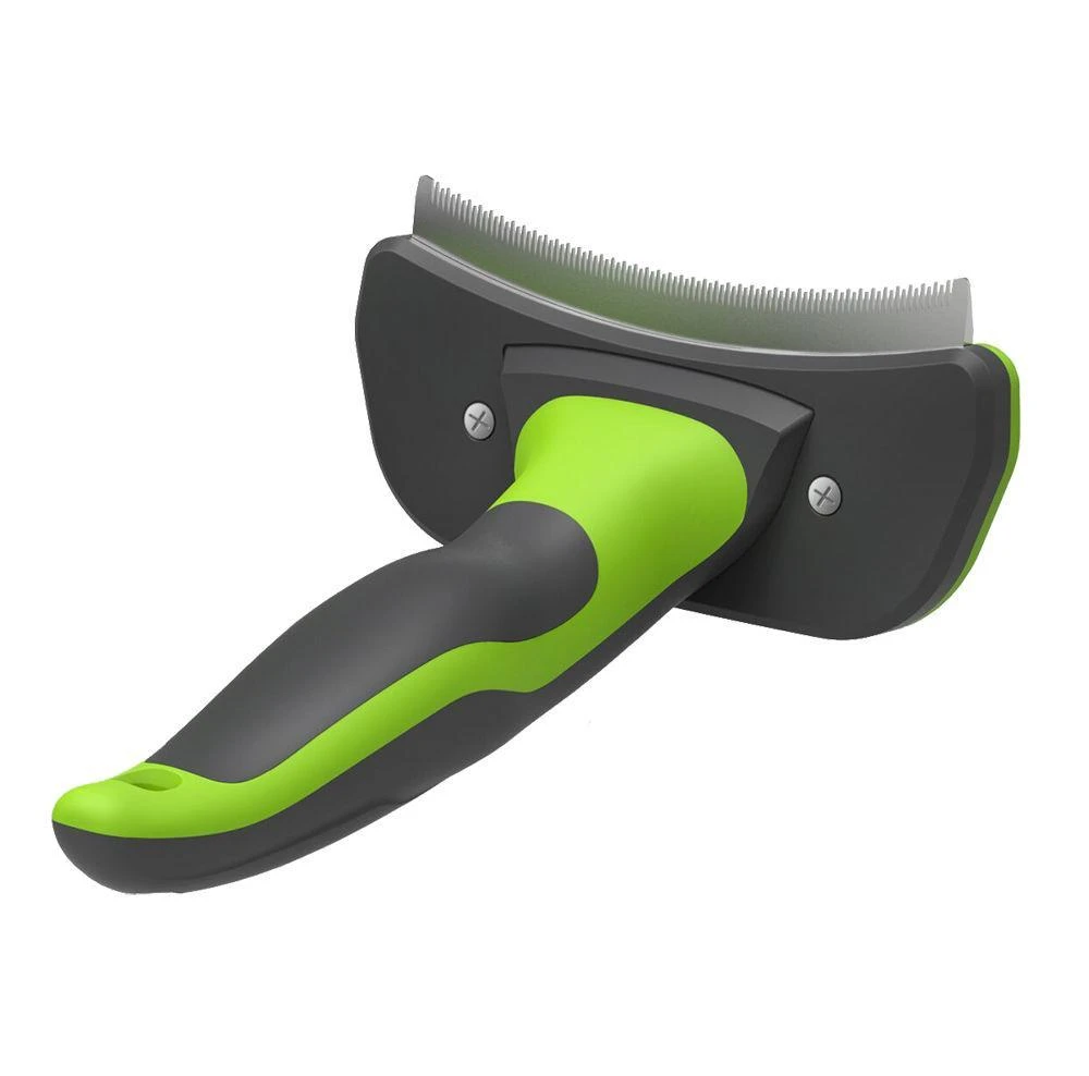 商品Pet Life|Pet Life  'Fur-Guard' Easy Self-Cleaning Grooming Deshedder Pet Comb,价格¥158,第3张图片详细描述