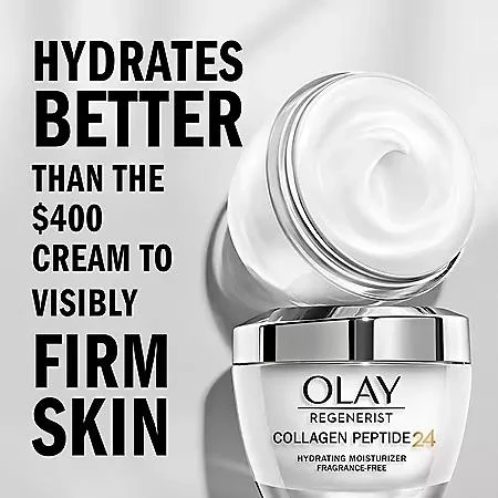 商品Olay|Olay Regenerist Collagen Peptide 24 Face Moisturizer (1.7 oz., 2 pk.),价格¥379,第3张图片详细描述