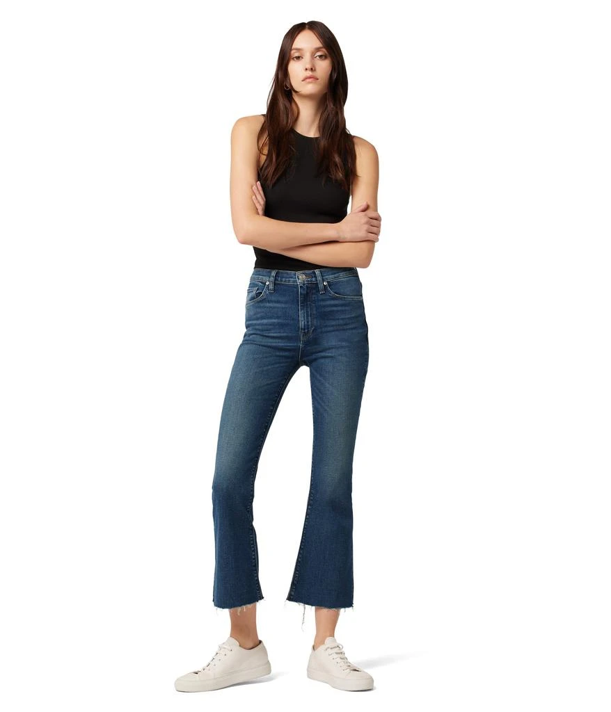 商品Hudson|Barbara High-Waisted Bootcut Crop in Secrets,价格¥1148,第1张图片