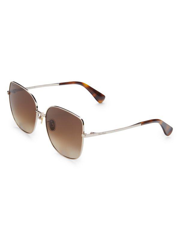MAX MARA サングラス CLASSY-V-58-10A-9O ベージュ Max Mara MM CLASSY V Sunglasses | FREE Shipping - SOLD OUT
