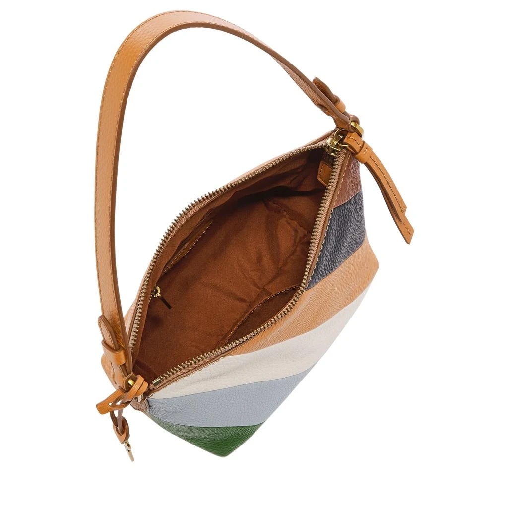 商品Fossil|Fossil Women's Julianna LiteHide Leather Patchwork Mini Hobo,价格¥476,第2张图片详细描述