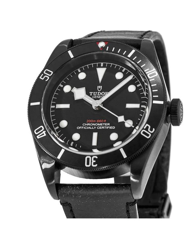 商品Tudor|Tudor Heritage Black Bay Dark Automatic Leather Strap Men's Watch M79230DK-0004,价格¥33140,第2张图片详细描述