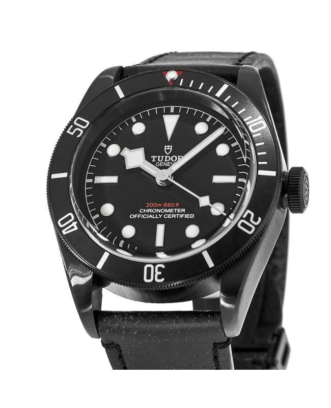 商品Tudor|Tudor Heritage Black Bay Dark Automatic Leather Strap Men's Watch M79230DK-0004,价格¥28505,第4张图片详细描述