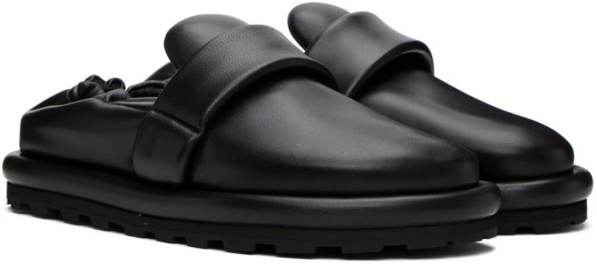 商品Jil Sander|Black Strap Sabot Loafers,价格¥4751,第4张图片详细描述