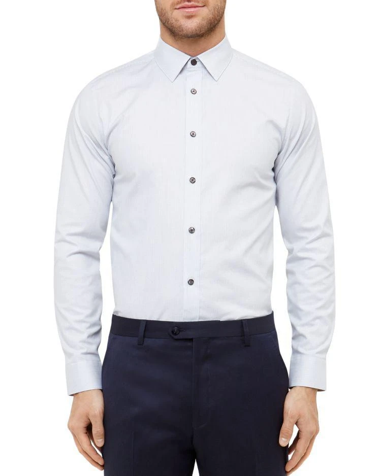 商品Ted Baker London|Fiwhy Woven Striped Slim Fit Button-Down Shirt,价格¥695,第1张图片