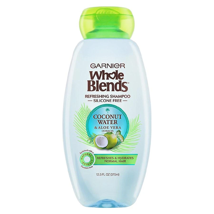 商品Garnier Whole Blends|Hydrating Shampoo with Coconut Water & Aloe Vera Extracts,价格¥42,第1张图片