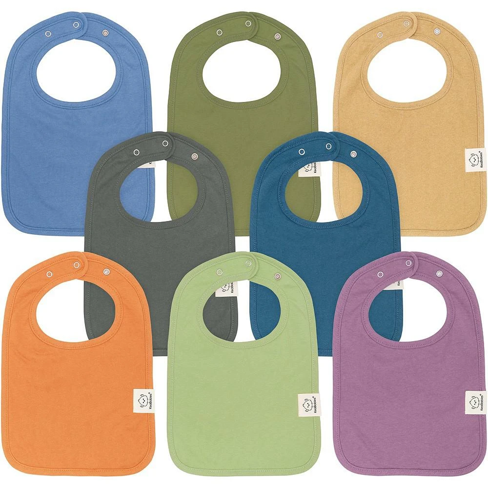 商品KeaBabies|8-Pack Organic Baby Bibs for Boy, Girl, Drool Bibs, Baby Bib for Girls, Boys,价格¥179,第1张图片