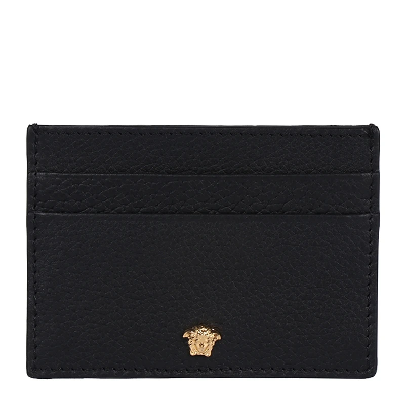 商品[国内直发] Versace|VERSACE 男士黑色小牛皮短款钱夹  DPN2467-DGOV2-D41OH,价格¥778,第1张图片