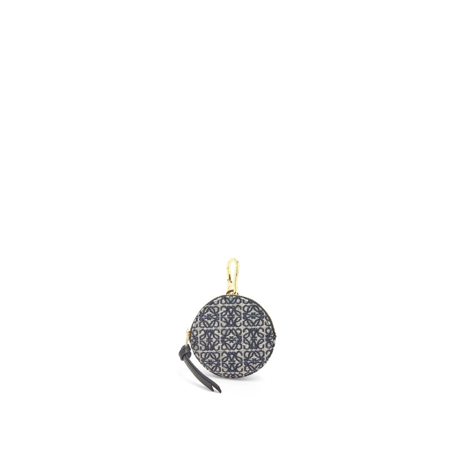 包邮包税【预售7天发货】 LOEWE罗意威 23秋冬 女士 收纳包 Cookie charm in Anagram jacquard and calfskin C604418X01-5938 商品