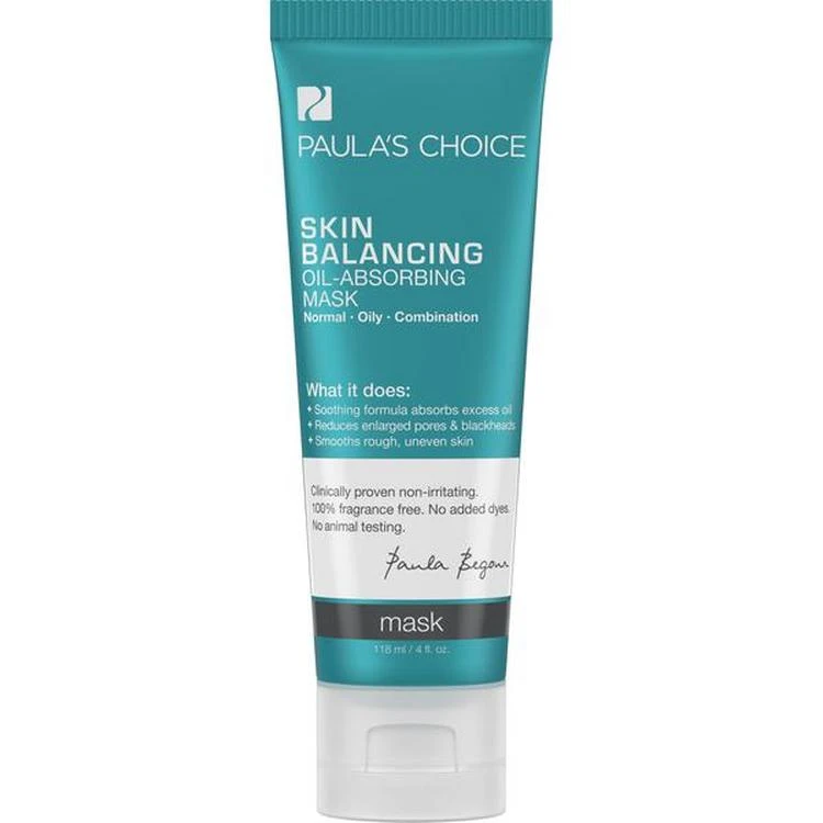 商品Paula's Choice|Paula's Choice Skin Balancing Oil-Absorbing Mask (118ml),价格¥140,第1张图片