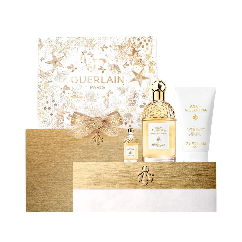 商品Guerlain|娇兰花草水语柑橘罗勒2022限量香水套装 淡香水125ml+淡香水7.5ml+身体乳75ml,价格¥752,第1张图片